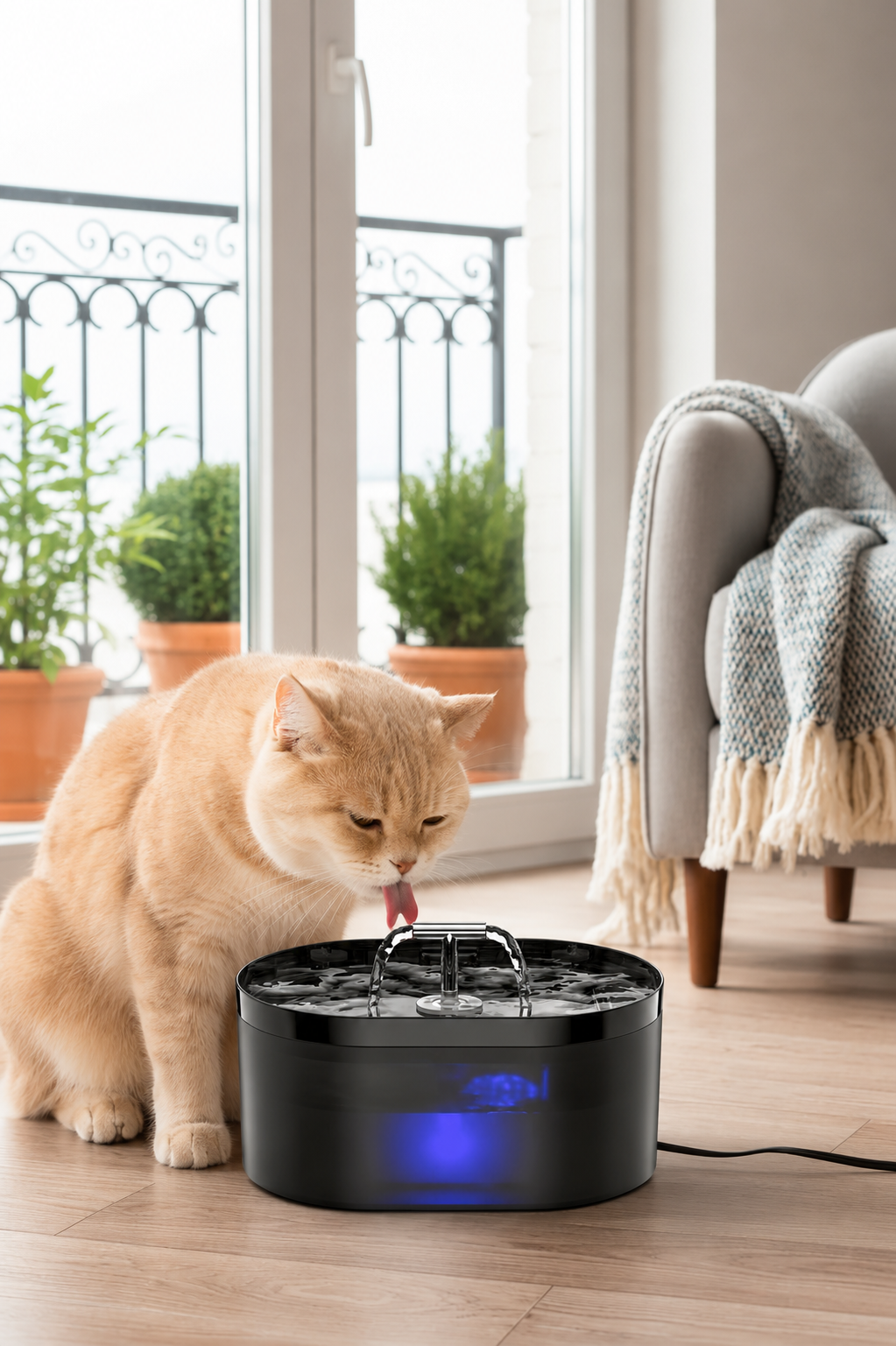 Silent Cat Water Fountain – Keeps Your Cat Hydrated All Day