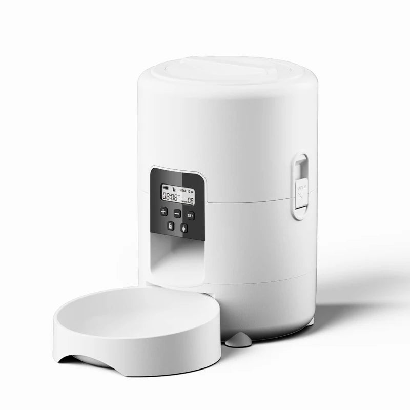 Never Miss a Feeding — Automatic Cat Feeder With Optional WiFi & Camera